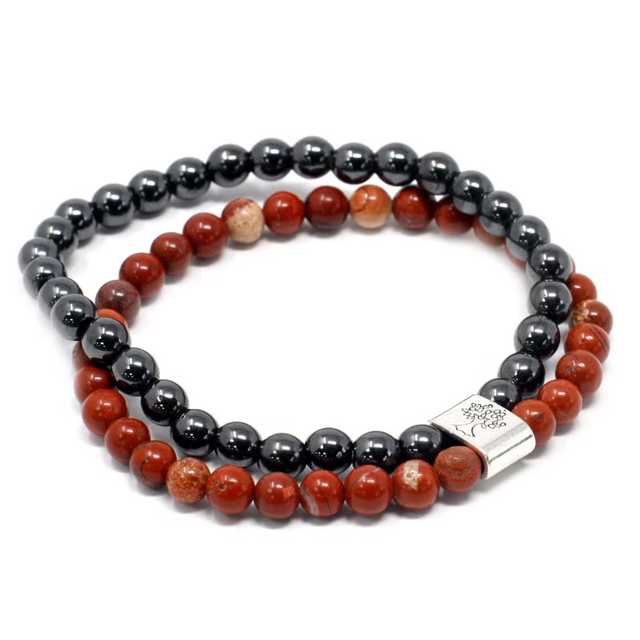 Redstone Magnetic Gemstone Bracelet)
