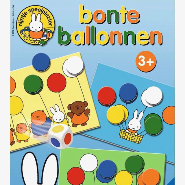 L0116 Nijntje bonte ballonnen