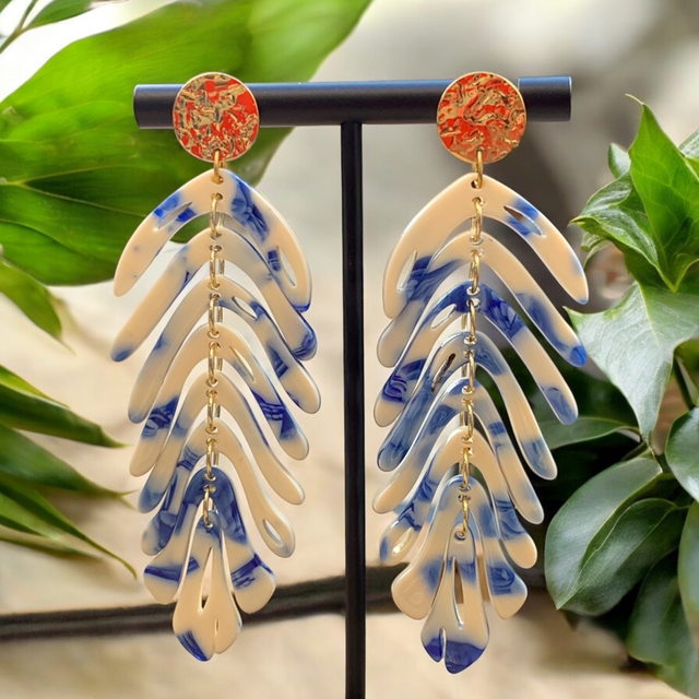 PAULETTE Bleu marbré 