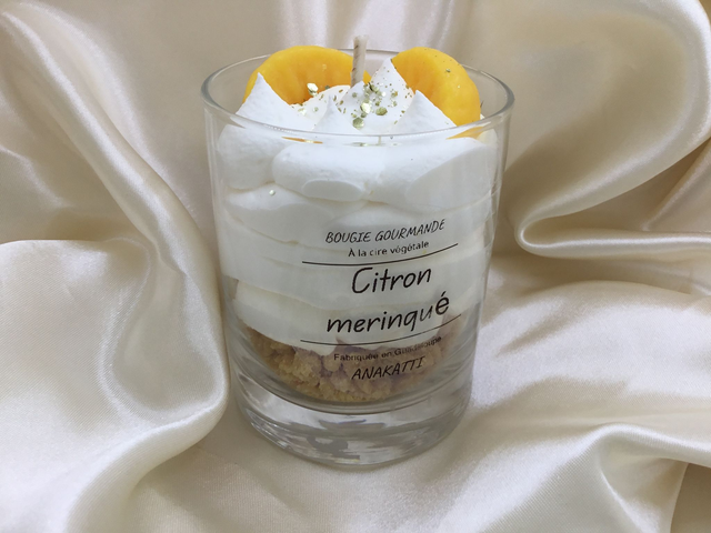 Bougie gourmande &quot;Citron Meringué&quot;