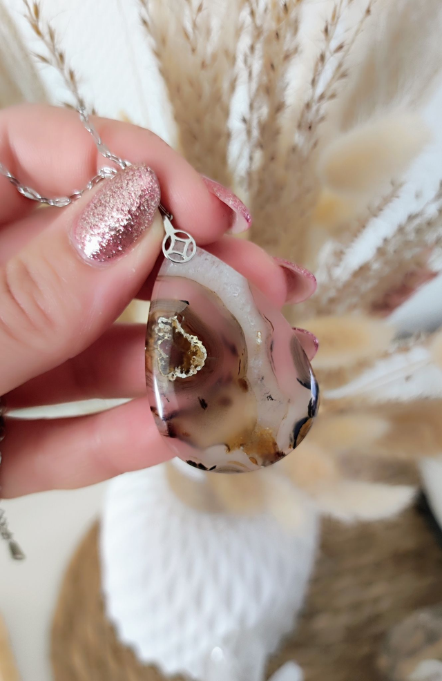 Pendentif Agate du Montana