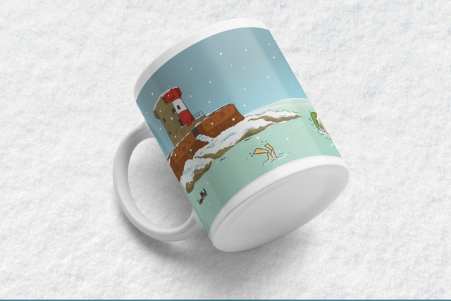 Christmas Archirondel Sea Swim Mug