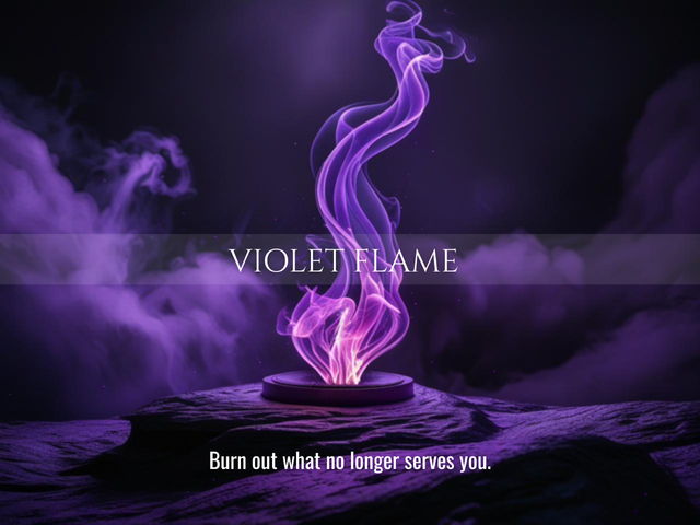 Violet Flame - SAME DAY DELIVERY 