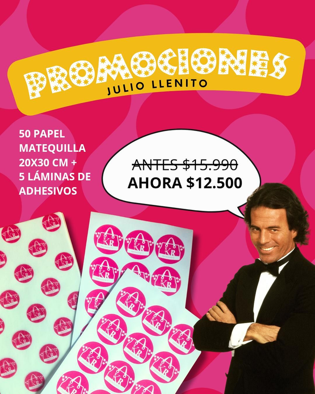 PROMOCIÓN JULIO - PAPEL+ ADHESIVO 