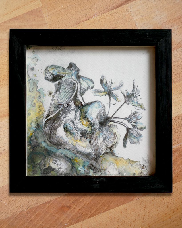 Tirage encadré "Errance onirique n°16 - détail n°1"