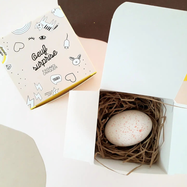 Œuf surprise à message personnalisable