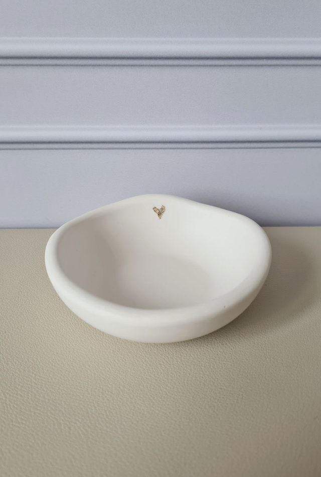 Coupelle Ondine - blanc neige