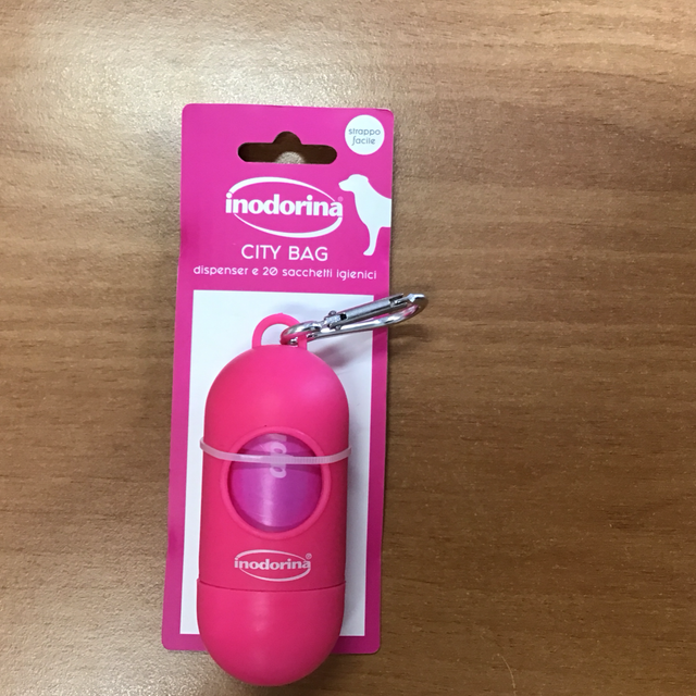 Inodorina city bag Dispenser e 20 sacchetti igienici 8031398068497