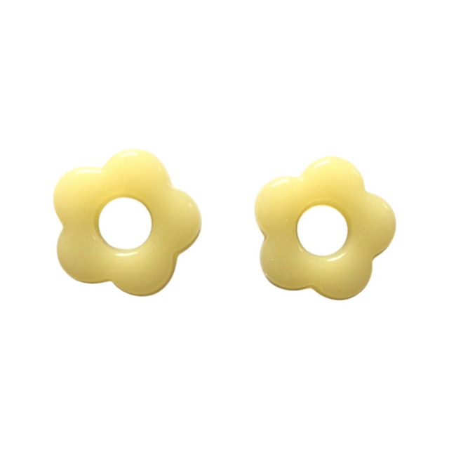 Fleurs en résine acrylique pour boucles d'oreilles fleurs personnalisable