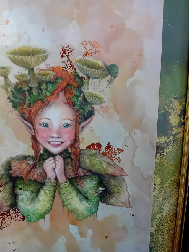 Grand cadre - "Fée de la forêt"