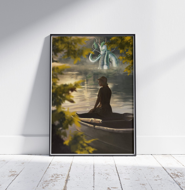 ​L'esprit de la rivière - Haku - Print