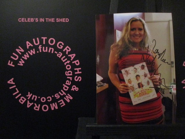 Nicole Faraday Authentic Autographed 7x5 Our Facing Photograph (B)