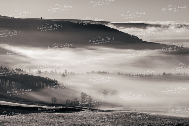 Misty Monchrome Morning, Captain Cooks Monument