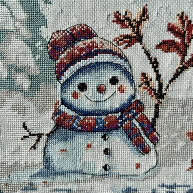 Aine Clumsy Winter Counted Cross Stitch Kit