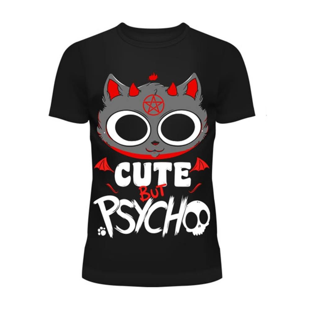 Cupcake Cult: Cute but Psycho Kitty T-Shirt