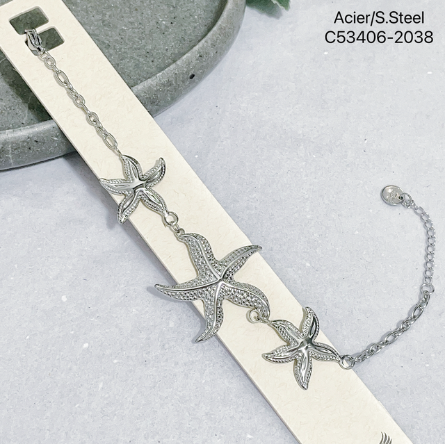 Bracelet triple étoile de mer 