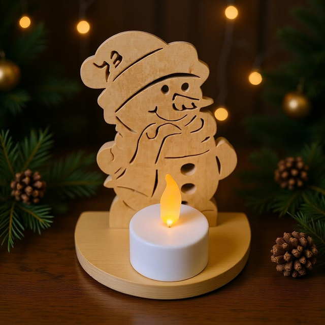 Bonhomme de neige de table