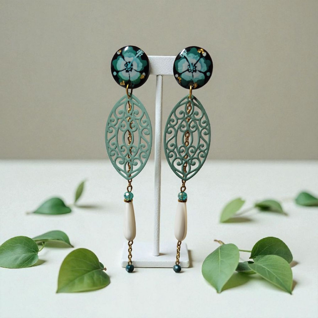 Boucles d&#039;oreilles Flora 