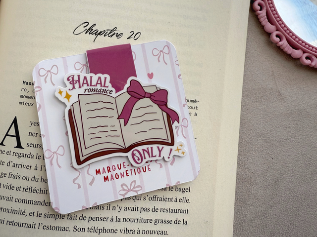 Marque-pages magnétique - Halal romance only