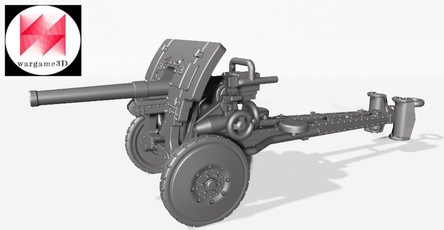 Wargame3D - 1/72 FN 47mm Model 31 Anti-Tank gun towed version