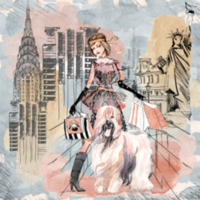 Hand made Cards - City Girls