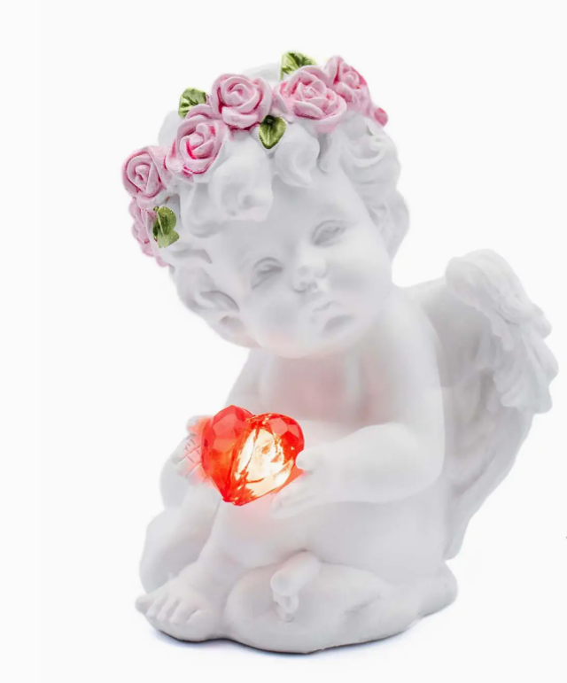 Ange Coeur 10x6,5 cm