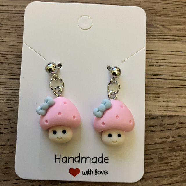 Mushroom Earrings 