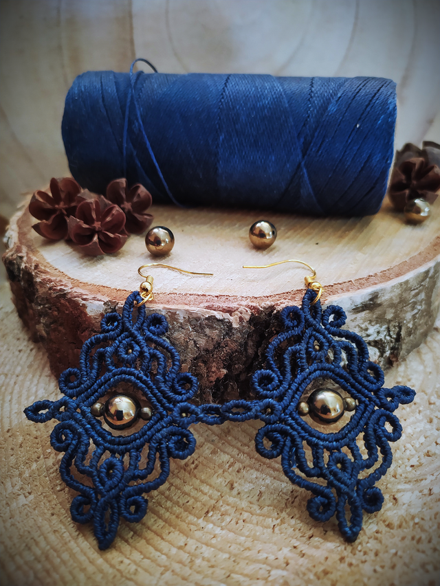 Boucles d'oreilles Osiris - Pyrite