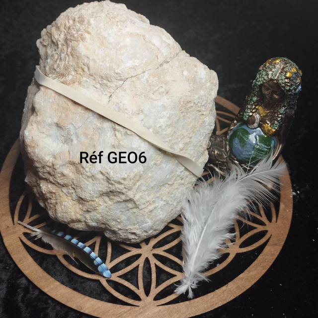 Géode Quartz cristal * env14cm