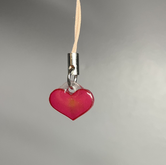 Mini Phone Charm Cœur 