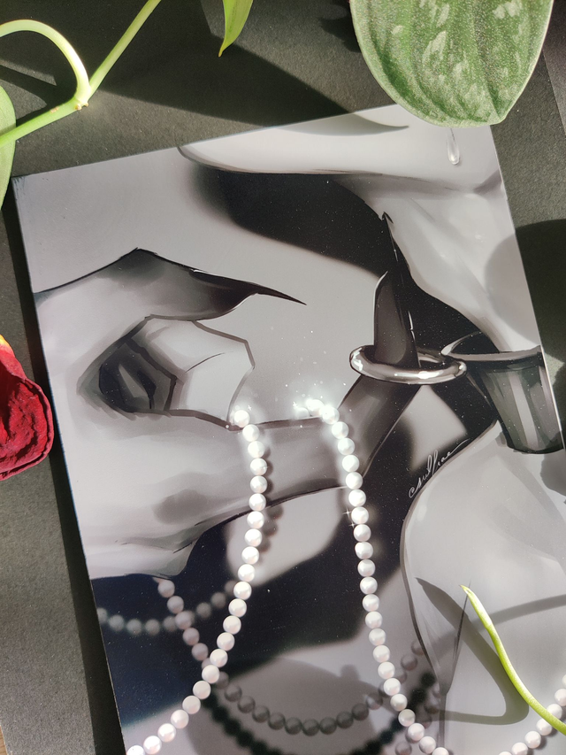 Pearls and Leather - A5