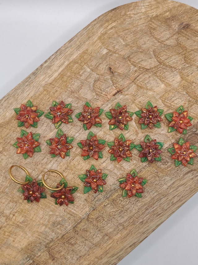 Choupettes Fleurs de Noël 