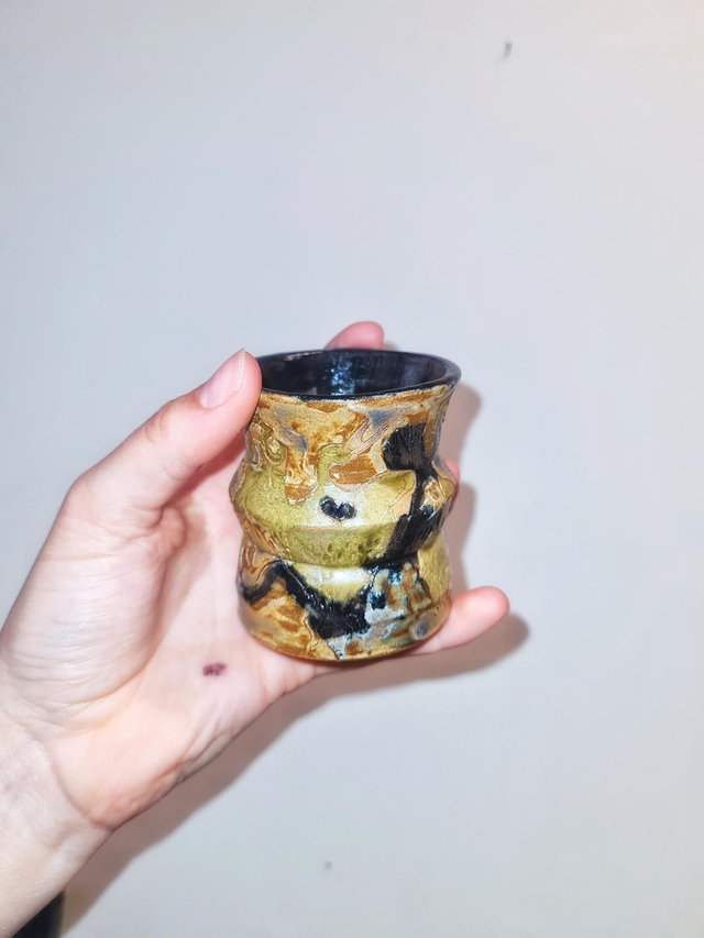 Tasse cœur de cire et de plomb