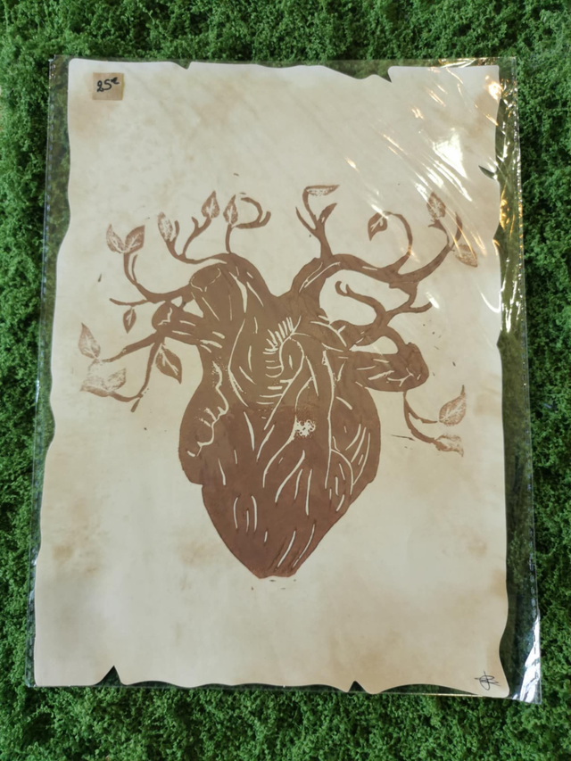 Cœur de la nature marron