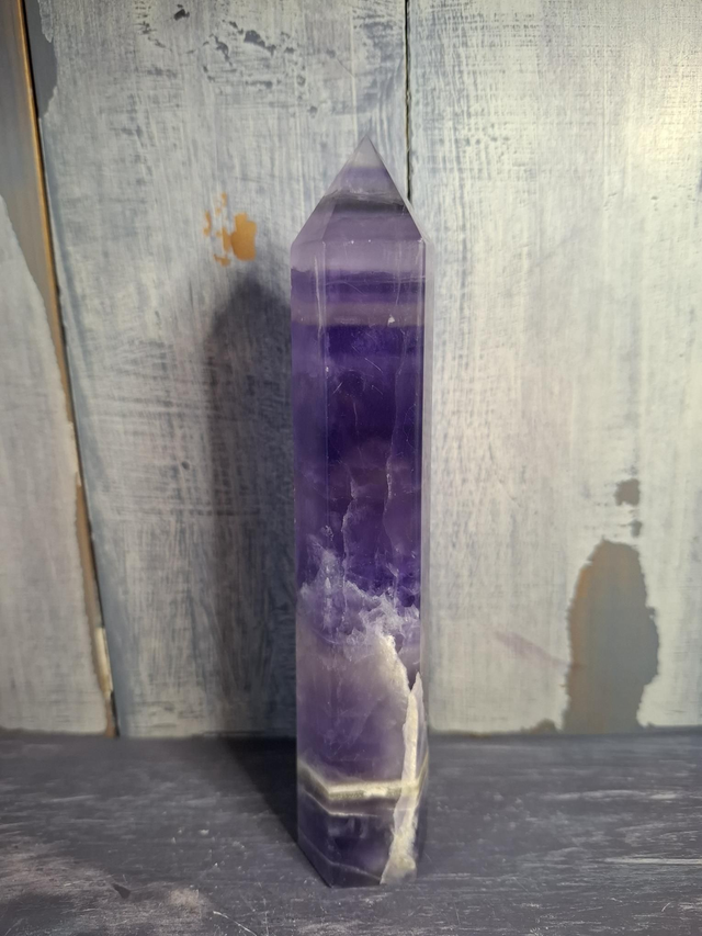 Purple Fluorite Tower 
