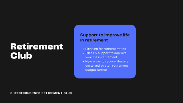 Retirement Club One-Off Lifetime Membership
