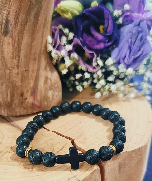 Bracelet Pierre de Lave 