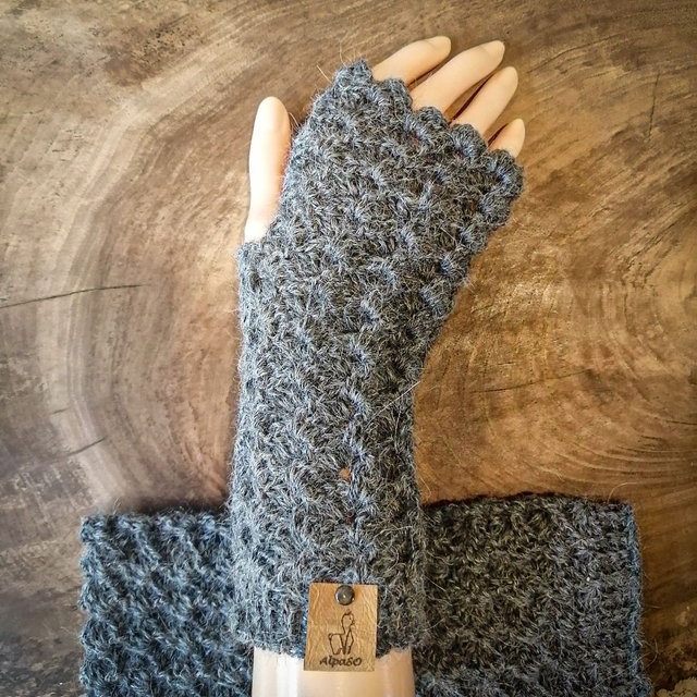 Mitaines gris foncé - collection élégance