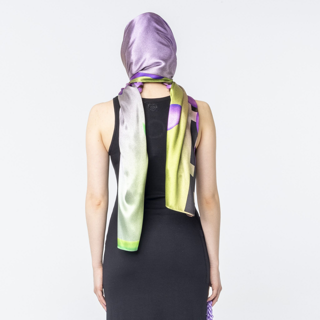 DREAMING FLOWER FOULARD RECTANGLE