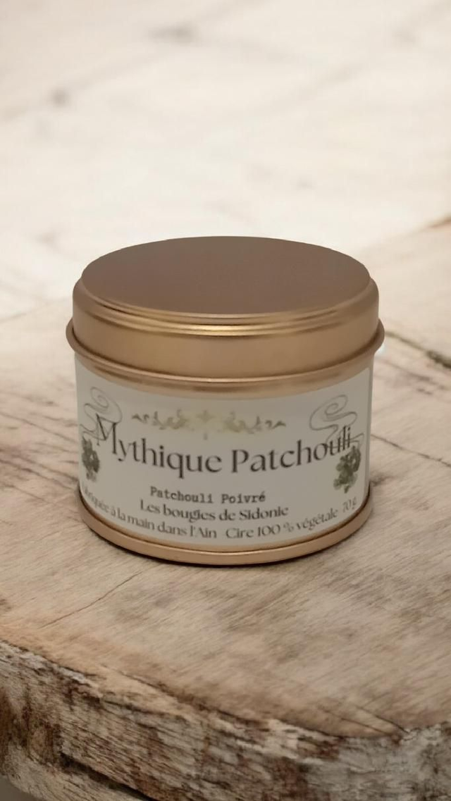 Patchouli Poivré Boîte ronde 70gr