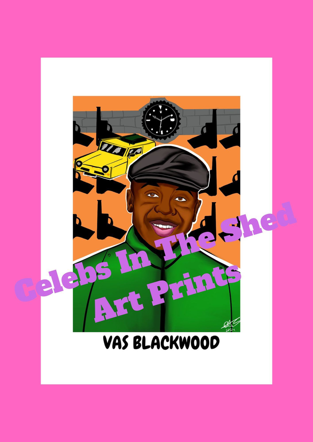 Vas Blackwood Limited Edition A4 Comic Style Drawing Print