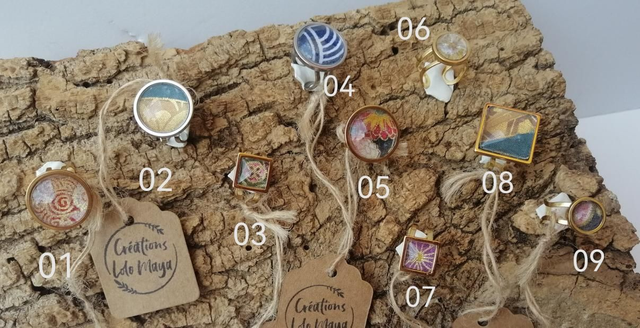 Bague contemporaine réglable 