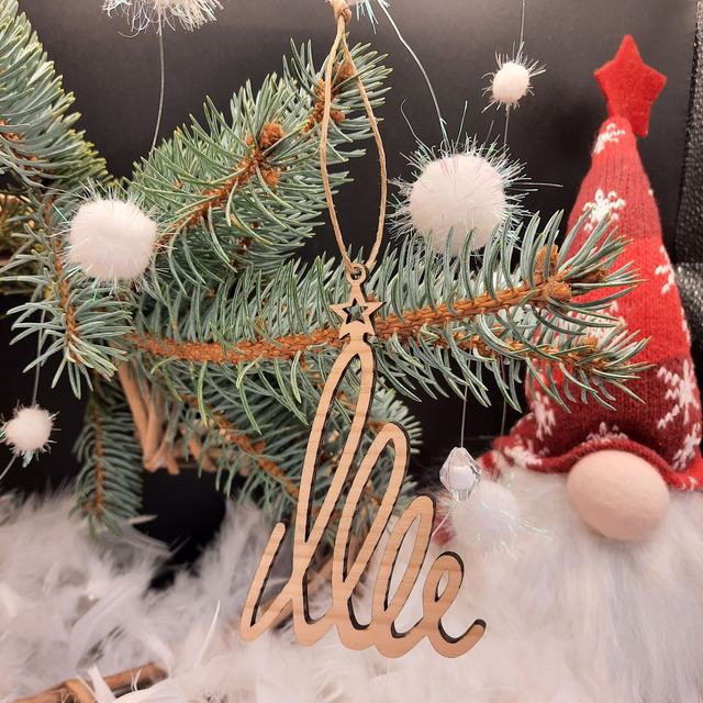 Boule de Noël en Frêne massif - Modèle 19