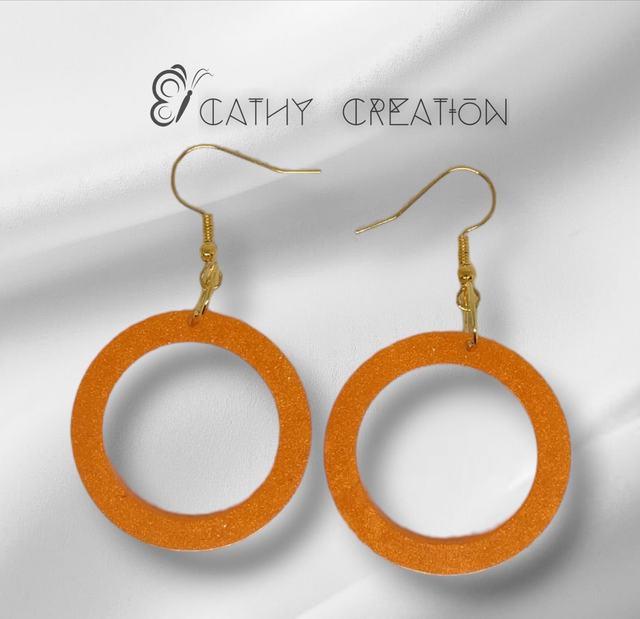 Boucles d'oreilles rondes