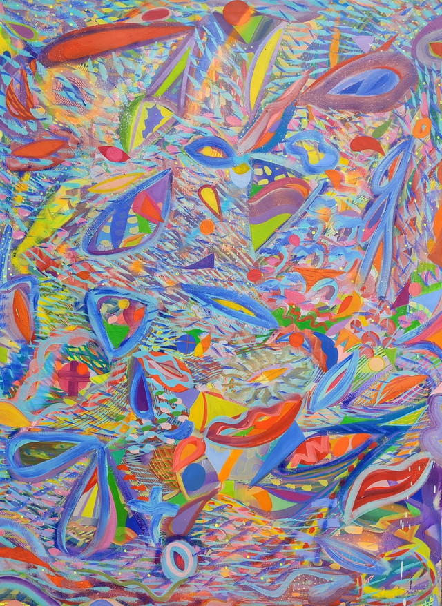 Bez tytułu, 150x110 olej akryl płótno 2022