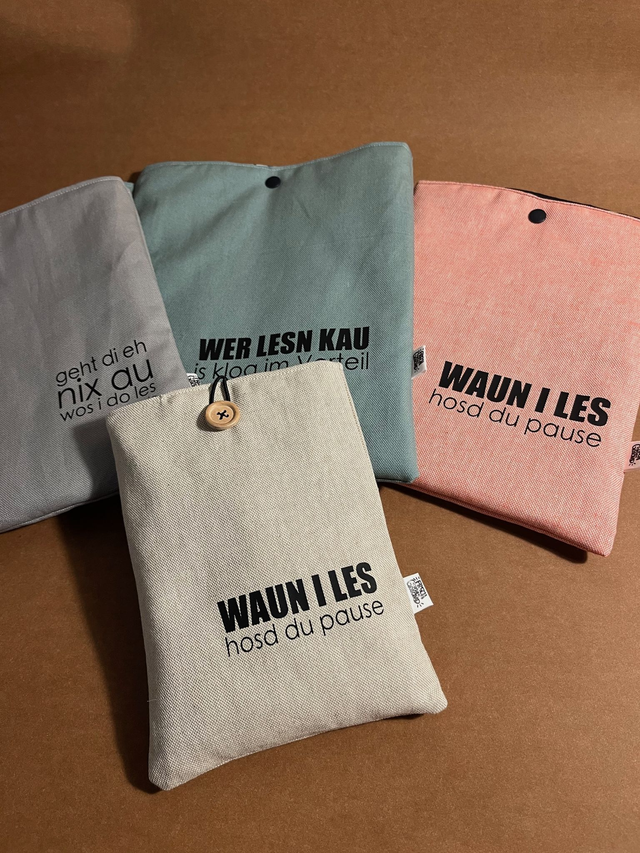 Buchtasche M - für Taschenbücher und kleine Hardcoverbücher