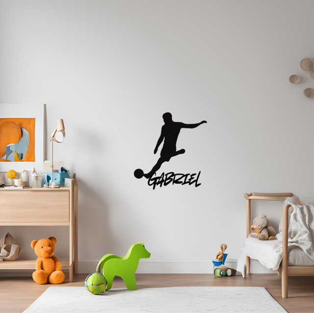 Décoration prénom foot 2