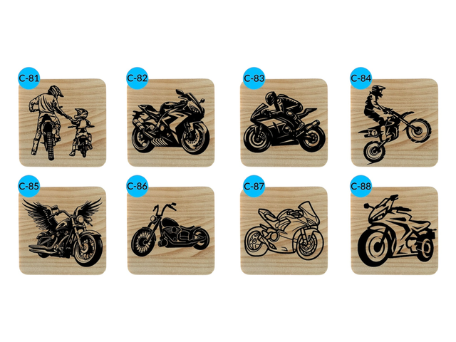 Motorcycle Themed Coaster's
