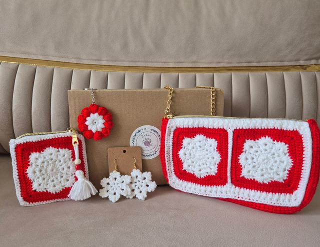 Box cadeau crochet "Flocon"