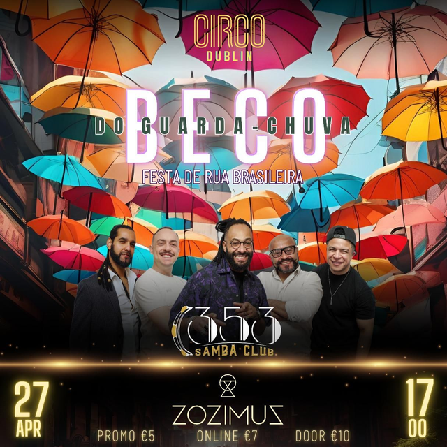 CIRCO DUBLIN BECO DO GUARDA CHUVA SUN 27/4/25